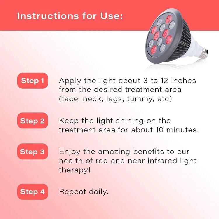 Red Light Therapy Device Red Near Infrared 660nm 850nm 5 Red Light Therapy Device Red Near Infrared 660nm 850nm 5