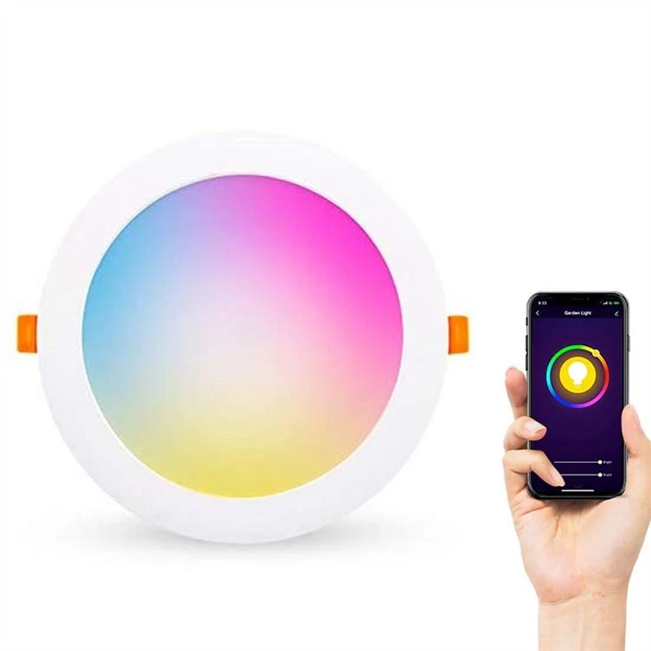 Đèn LED âm trần Wifi thông minh RGBW Tuya