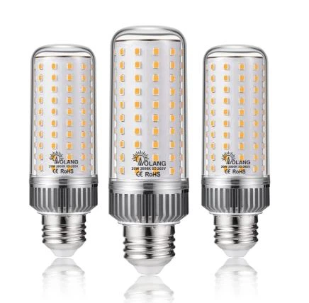 20W Corn Light Bulb 180W Equivalent, 3000K Warm White, 2000LM, Non-dimmable, Flicker Free - 3 Pack best