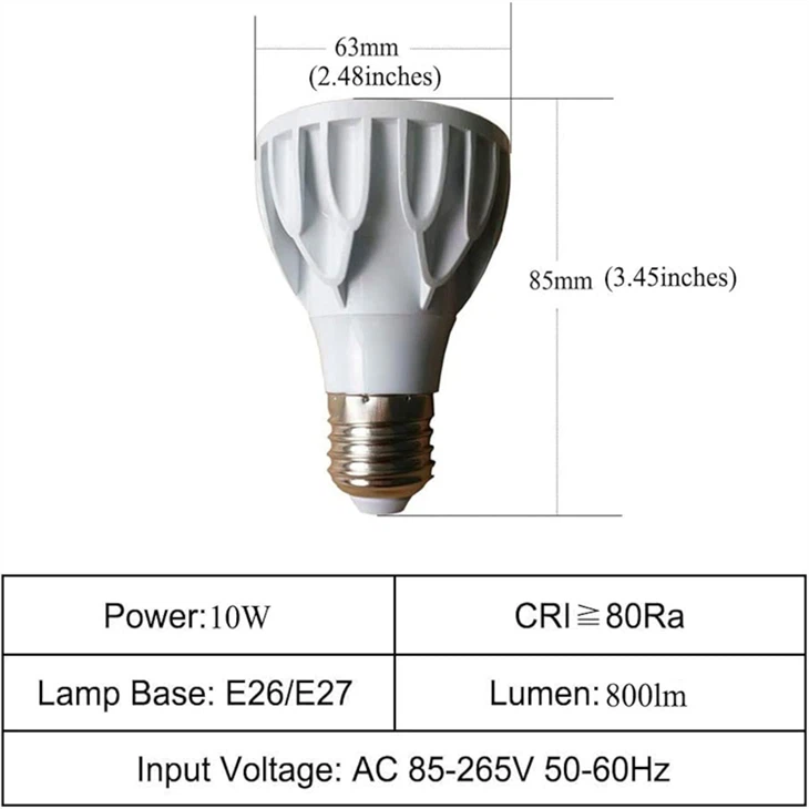 PAR30 Spotlight LED Bulb 30 Watt COB (200 Watt Eqv.) 3000 Lumens Flood Light Bulbs best