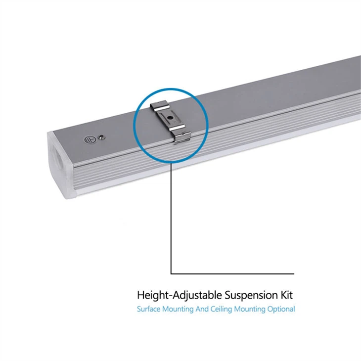 Đèn tuýp đôi LED T5 có thể liên kết 2ft - 15W, 5000K, Vỏ trong suốt