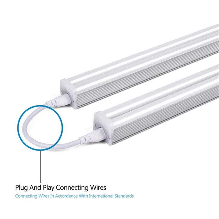 2ft Linkable LED T5 Double Tube Light - 15W, 5000K, Clear Cover high quality