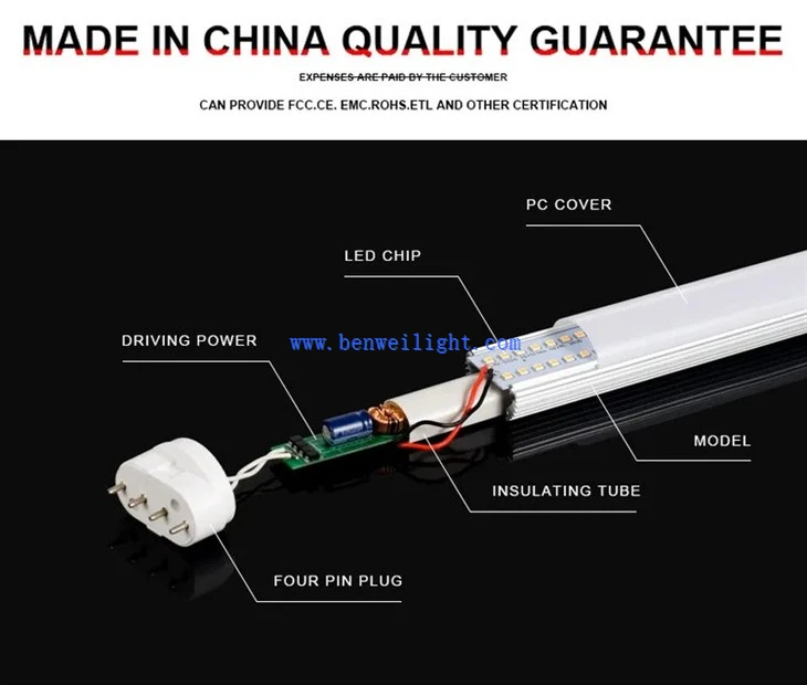 2G11 4 Pin Base LED Tube Light detail1