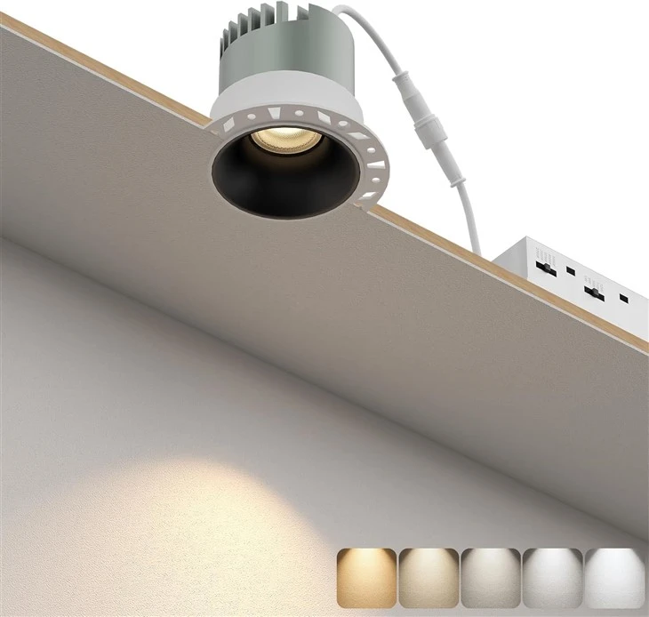 Đèn LED âm trần tròn 5 CCT 2700K-6000K