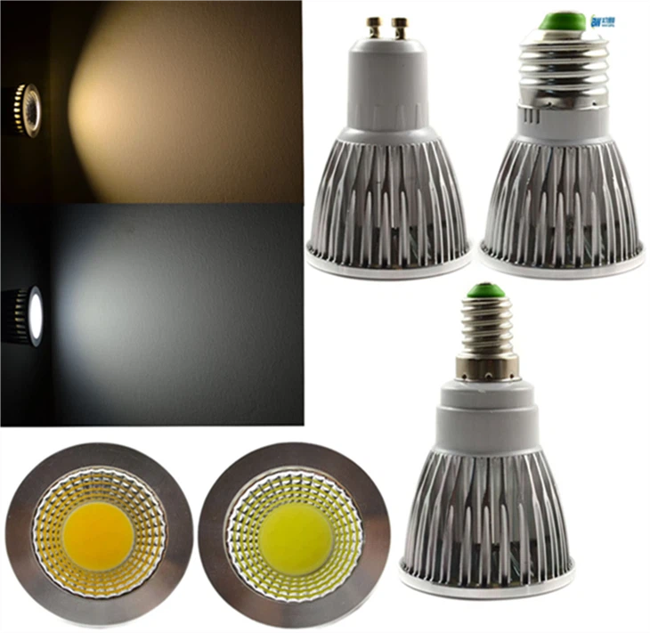 LED Spotlight Light Bulbs E27 SMD COB Lamp factory