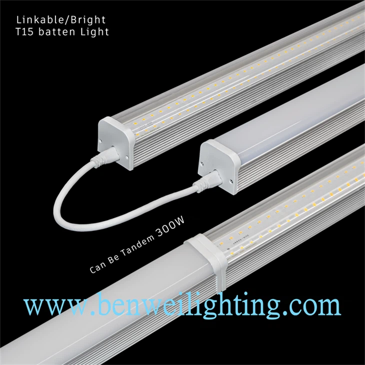 Linkable Aluminum LED Batten Light (IP20, T8/T12 Compatible, Dimmable, SMD) best