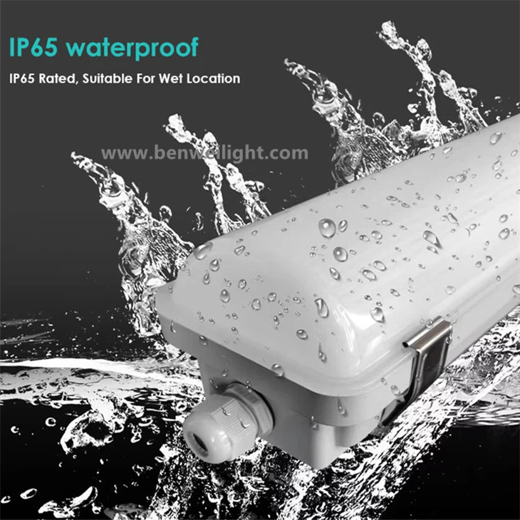 Motion Sensor Emergency LED Light - Outdoor Dimmable Vapor Proof Fixture factory