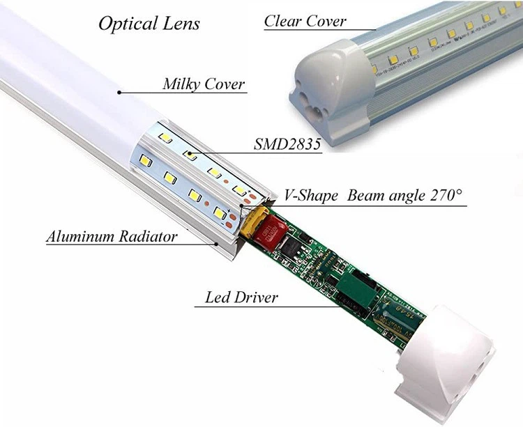 T8 integrated V shape led tube light T8 integrated V shape led tube light