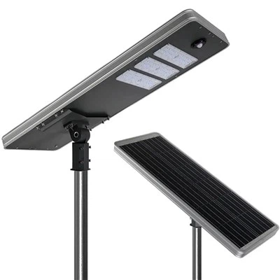 100W Tất cả-Trong-Một đèn đường năng lượng mặt trời