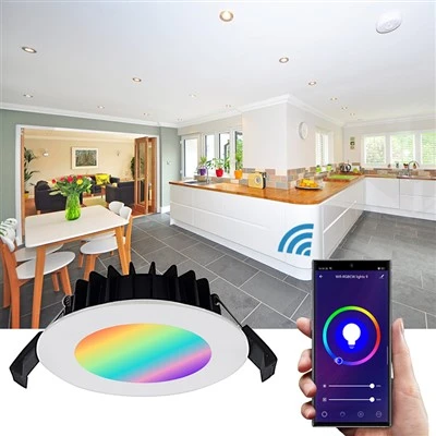 Đèn LED Downlight RGBW 3 CCT có thể điều chỉnh