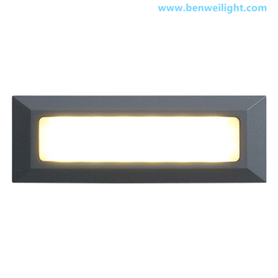 Đèn LED chống nước màu trắng ấm 3000K cho cầu thang và tường ngoài trời