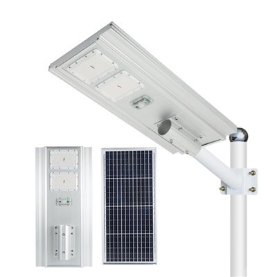 Đèn năng lượng mặt trời LED nhôm tích hợp