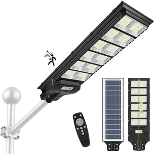 Đèn năng lượng mặt trời ngoài trời chống nước, đèn đường năng lượng mặt trời 6500K Dusk To Dawn